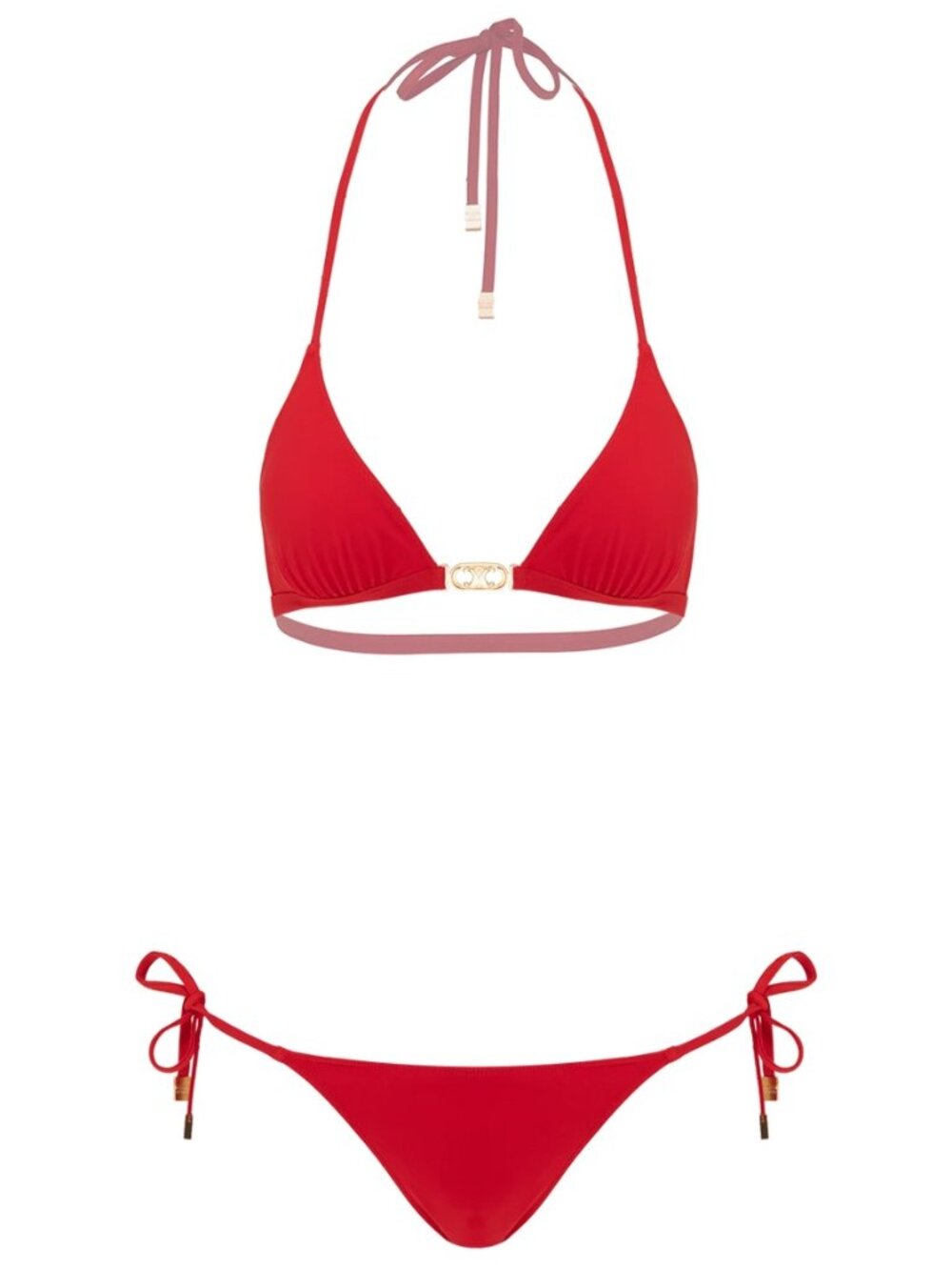 Celine Red String Bikini Set